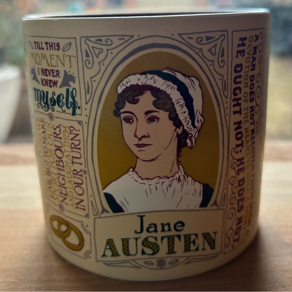 ☕️Jane Austen Themed Large Coffee Mug📚☕️